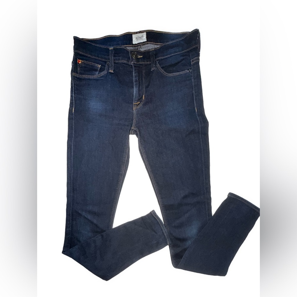 Hudson Jeans Nico Mid-Rise Super Skinny – Dark Denim – Size 25 - Picture 6 of 15
